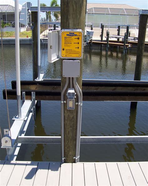 boat lift electrical box|boat lift control switch.